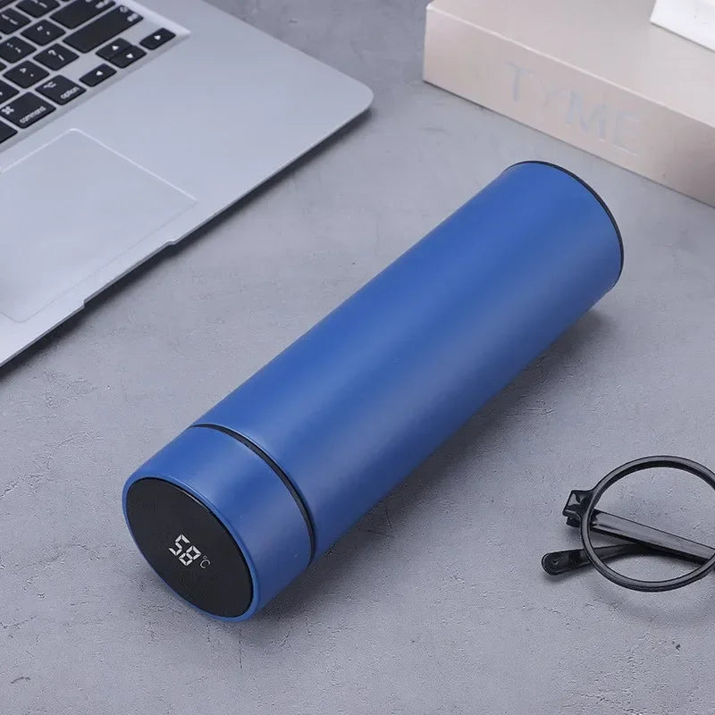 500ML Intelligent Temperature Thermos Bottle Stainless Steel Insulated Cup Portable Vacuum Flask Keeps Cold and Heat Thermal Mug