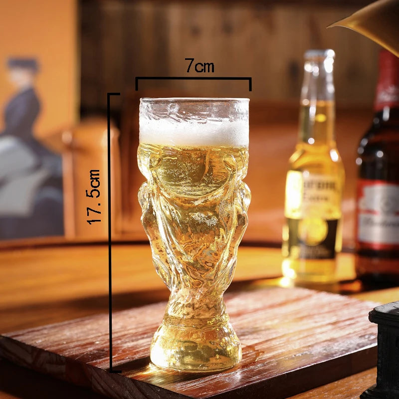 New Football Tournament Trophy Glass Beer Cup Suitable for Watching Celebrating Games Decorating Bars Restaurants Party Gifts