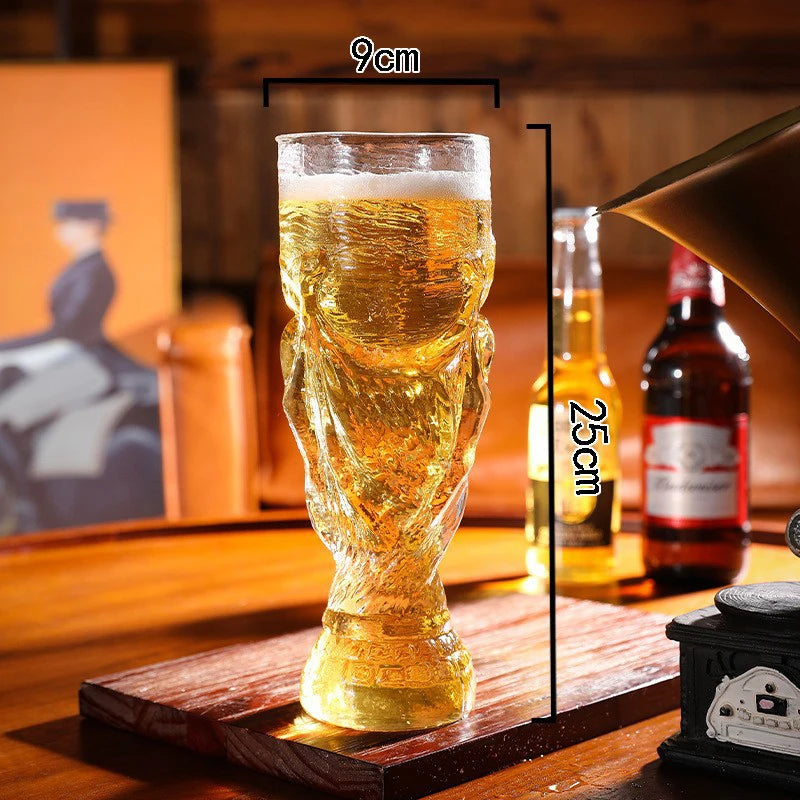 New Football Tournament Trophy Glass Beer Cup Suitable for Watching Celebrating Games Decorating Bars Restaurants Party Gifts